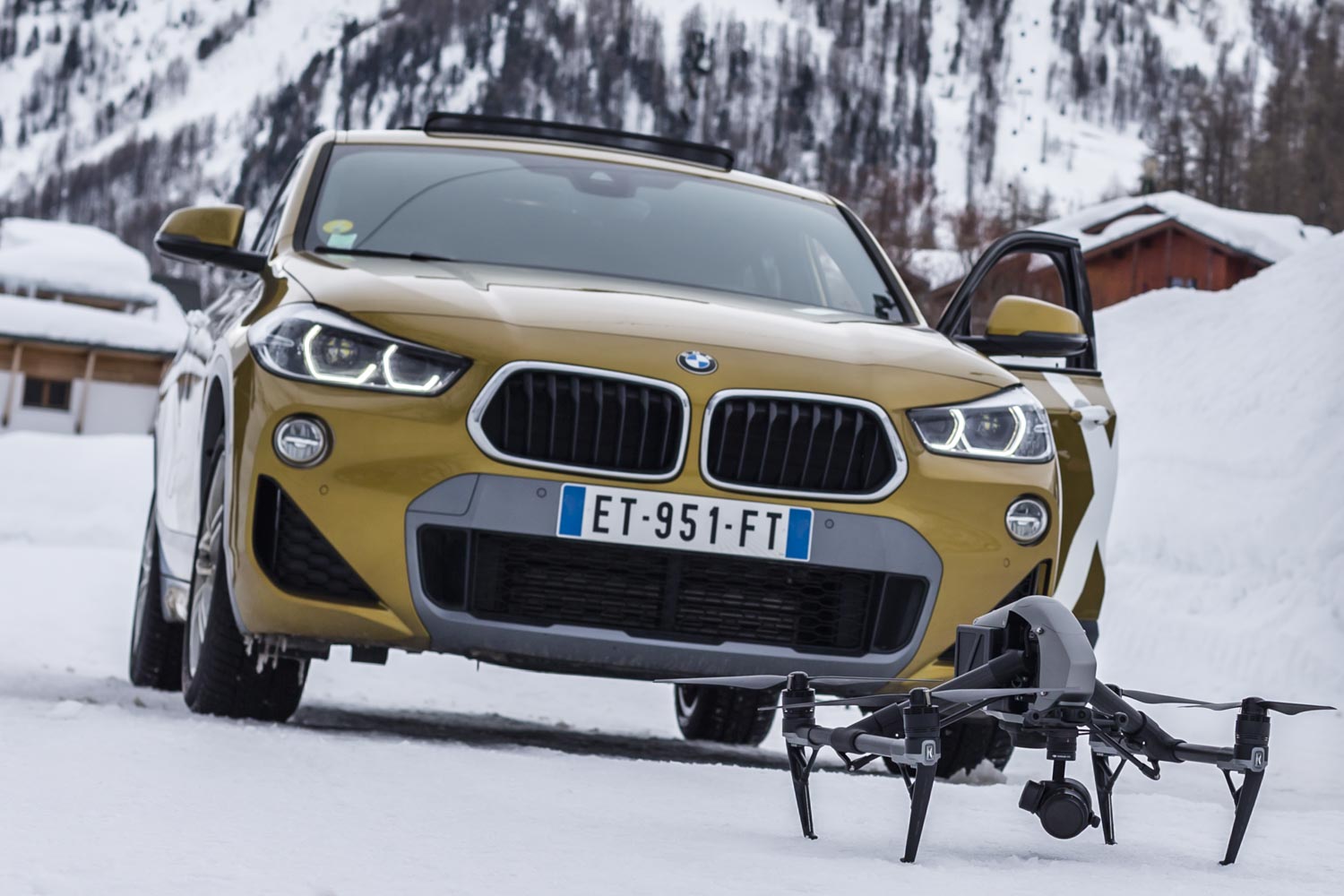 Bmw X2 - Drone - Dji Inspire 2 - Ice Driving - Val d'Isère