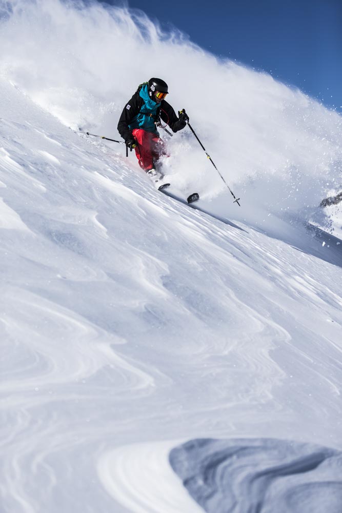 Planks Clothing - Jim Adlington - Powder Turn - Ski - Off Piste - Val d'IsÃ¨re