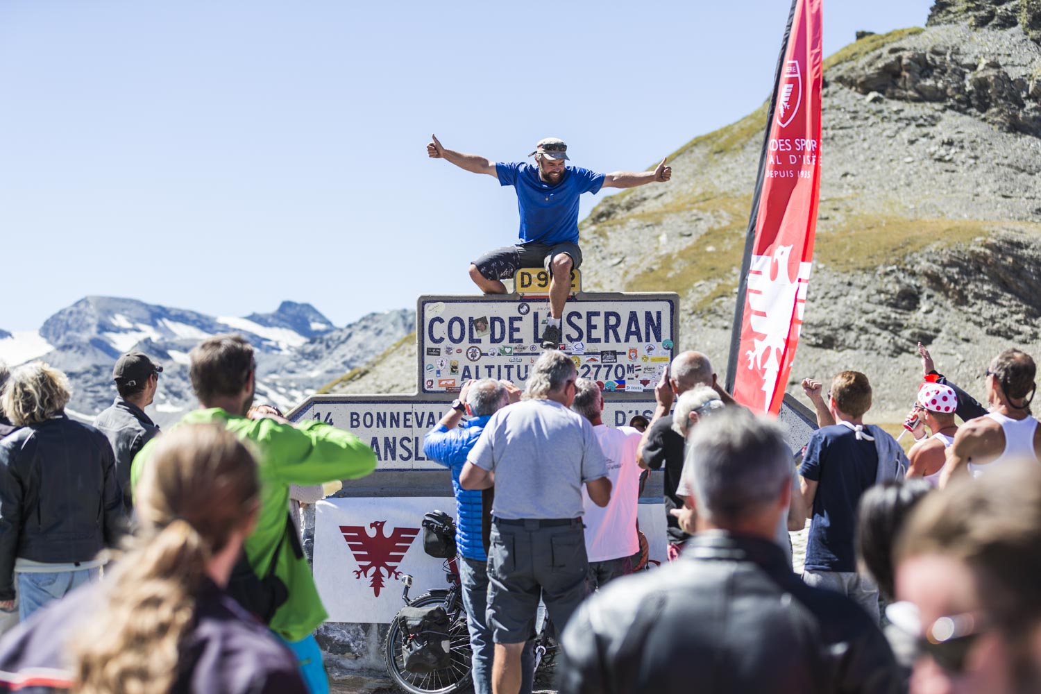 StÃ©phane Amann - Bouli - Tour du Monde Ã  VÃ©lo - Col de l'Iseran - Val d'IsÃ¨re