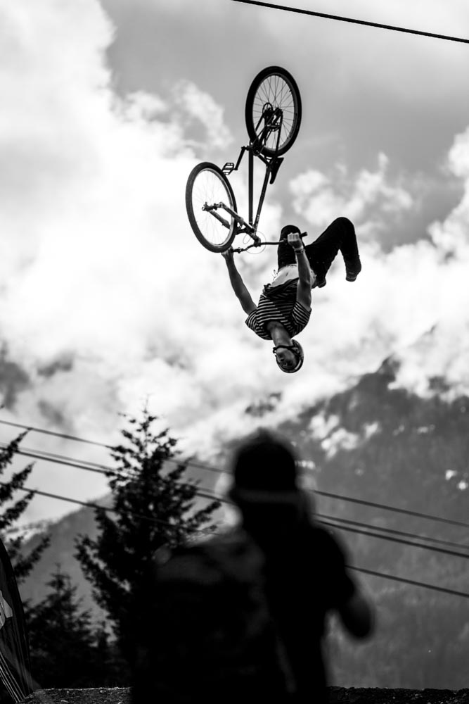 Sam Pilgrim - Back Flip - Best Trick Showdown - Whistler BC - Crankworx 2011 - Mountain Bike