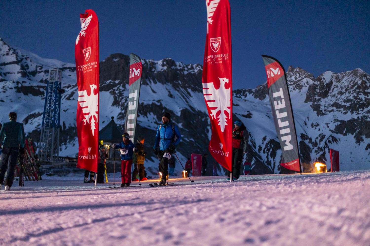 Avaline Trax - Ski Touring Race at Night - Val d'IsÃ¨re - La Daille - Millet - Club des Sports