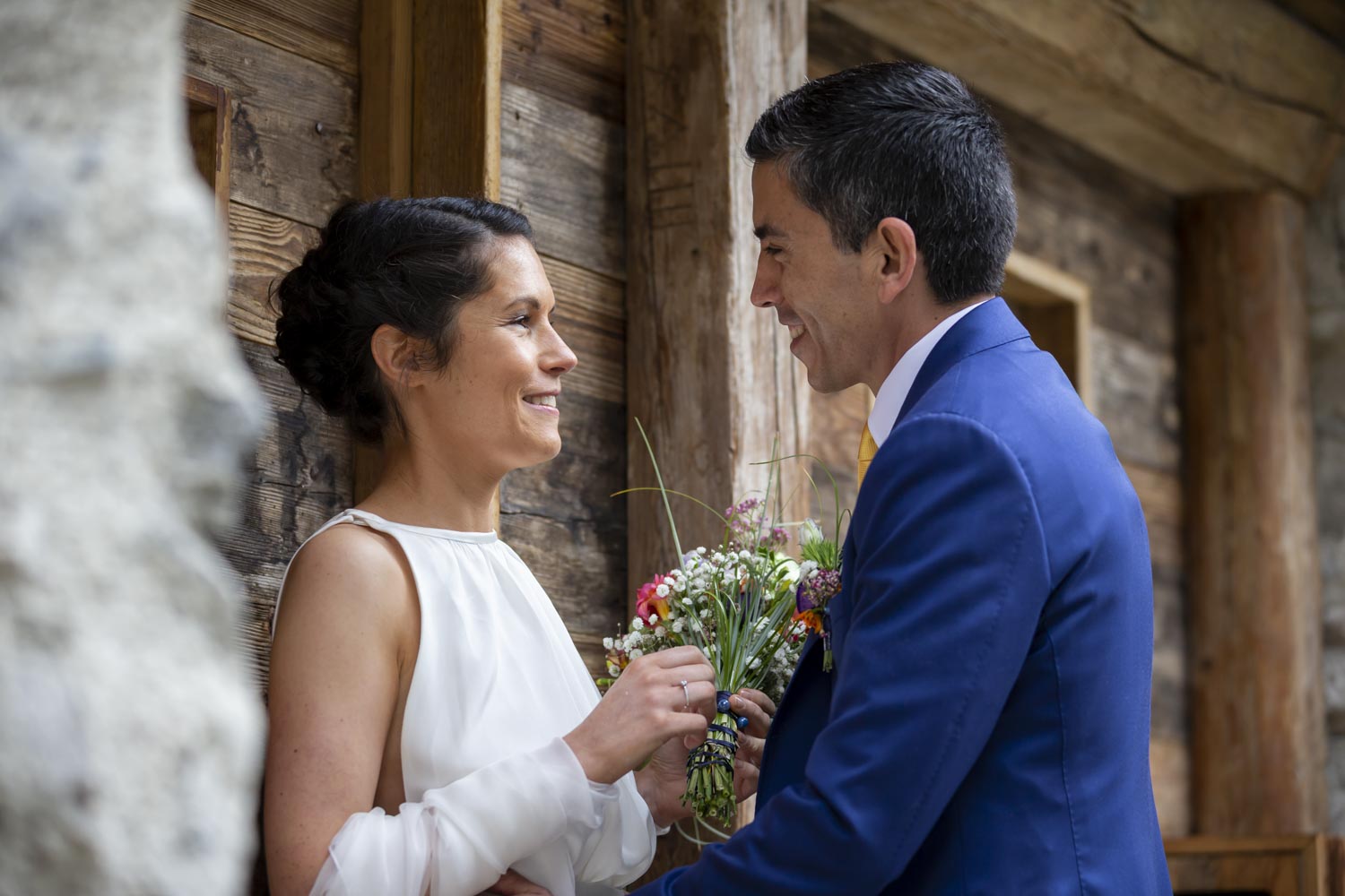 Wedding - Groom - Couple - Val d'IsÃ¨re - Photos of Bridegroom - Wedding Pictures