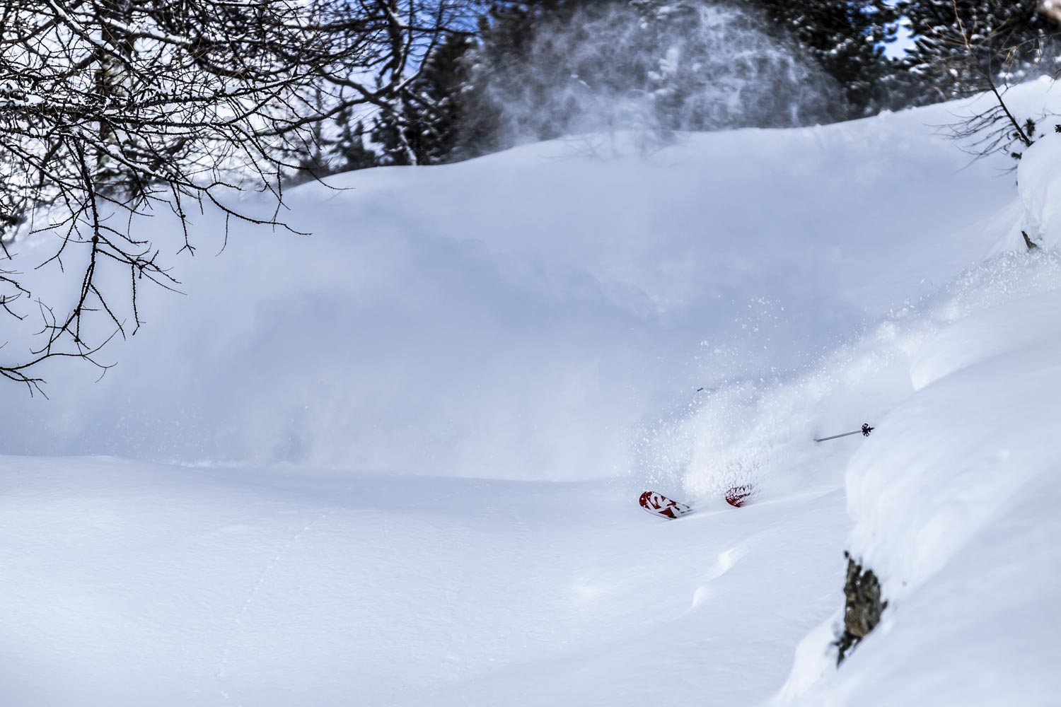 Virage en Poudreuse - Cyril Trebuchet - Val d'Isère - Neige Fraîche - Face Shot - Ski - Hors Piste