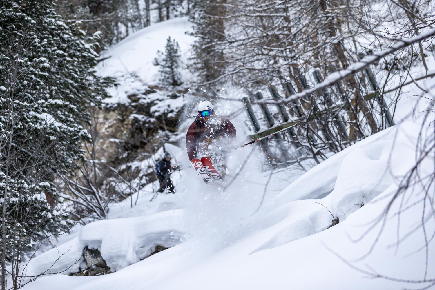 Cyril Trebuchet - Ski - Off Piste - Avalanche Barriers - Solaise Forest - Val d'IsÃ¨re