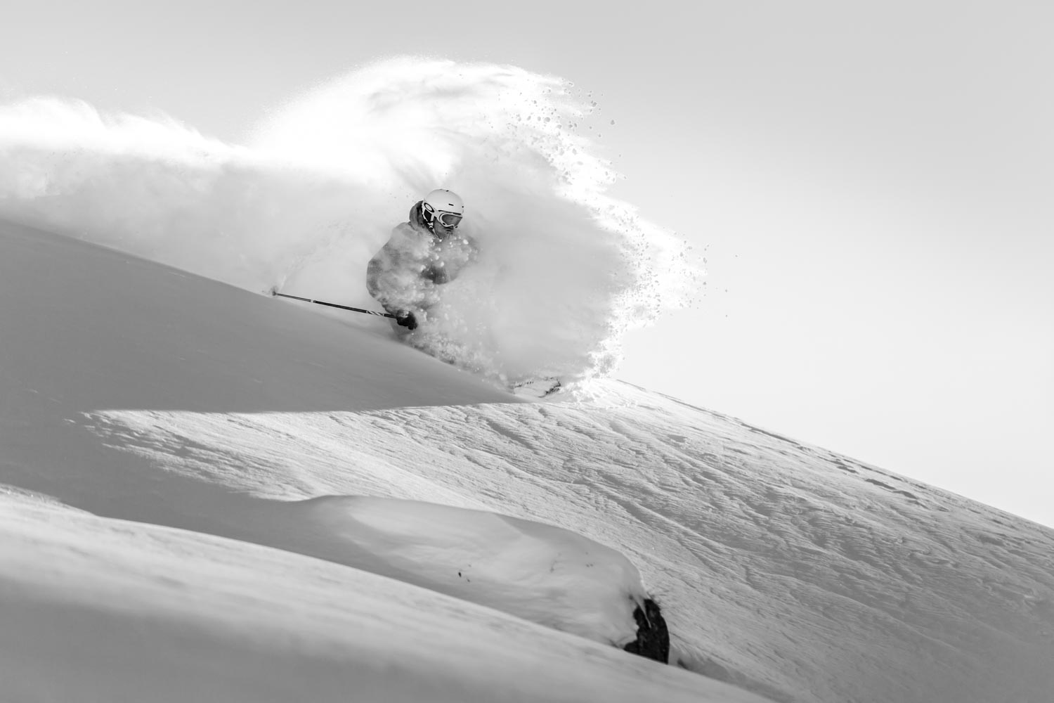 Powder turn - Cyril Trebuchet - Val d'IsÃ¨re - Fresh Snow - Off Piste - Ski
