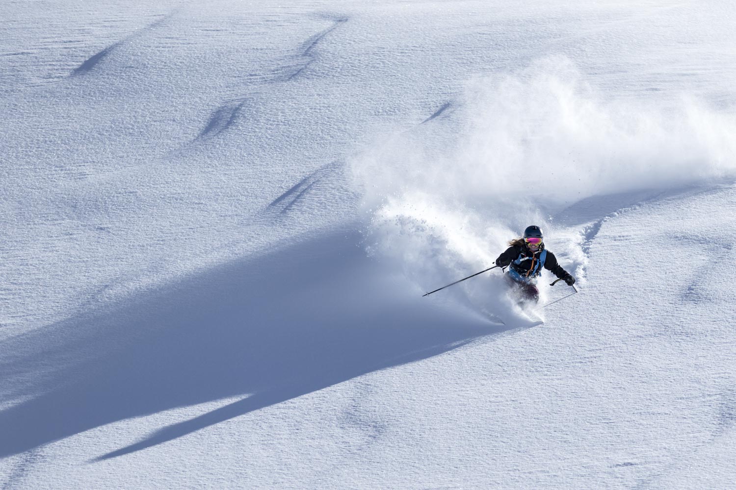 Sungod - Masque de Ski - Virage en Poudreuse - Ski - Hors Piste - Val d'IsÃ¨re - Frankie Pioli