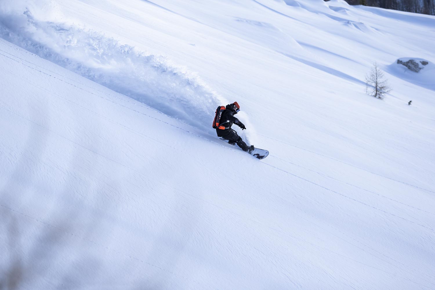 ClÃ©ment Marque - Snowboard - Virage en Poudreuse - Val d'IsÃ¨re